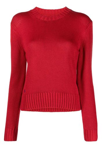 Polo Ralph Lauren Polo Pony chunky-knit jumper - Rot