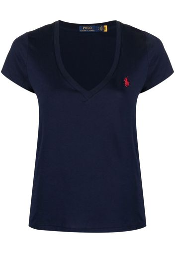 Polo Ralph Lauren Polo Pony V-neck T-shirt - Blau