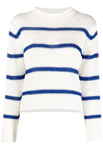 Polo Ralph Lauren striped crew-neck jumper - Weiß