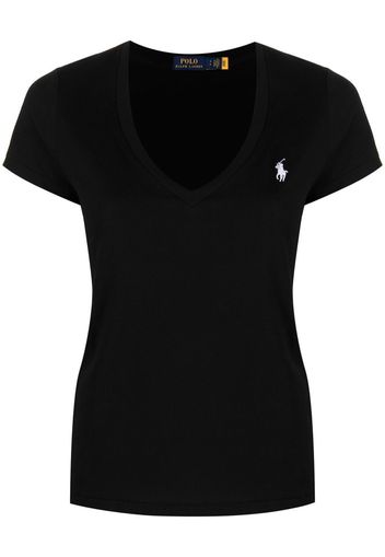 Polo Ralph Lauren Polo Pony V-neck T-shirt - Schwarz