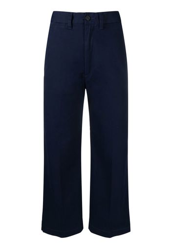 Polo Ralph Lauren wide-leg cropped chinos - Blau