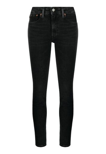 Polo Ralph Lauren mid-rise skinny jeans - Schwarz