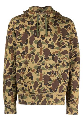 Polo Ralph Lauren camouflage-print drawstring hoodie - Grün