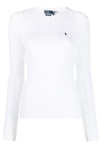 Polo Ralph Lauren Julianna cable-knit jumper - Weiß