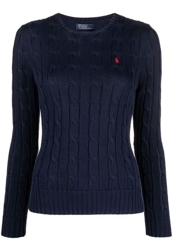 Polo Ralph Lauren Polo Pony cable-knit jumper - Blau