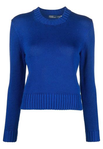 Polo Ralph Lauren Gerippter Pullover - Blau