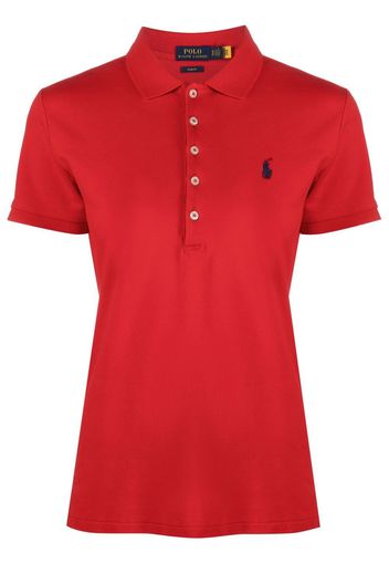 Polo Ralph Lauren Julie Poloshirt mit Logo-Stickerei - Rot