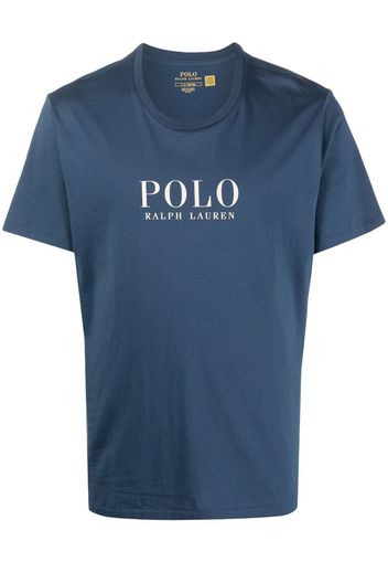 Polo Ralph Lauren logo-print cotton T-shirt - Blau