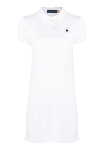 Polo Ralph Lauren embroidered-pony polo dress - Weiß