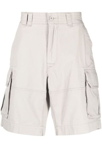 Polo Ralph Lauren logo-patch cotton cargo shorts - Nude