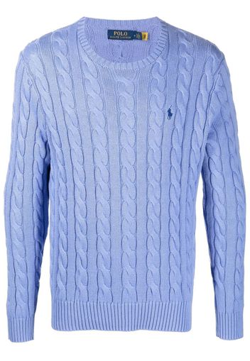 Polo Ralph Lauren cable-knit long-sleeved jumper - Blau