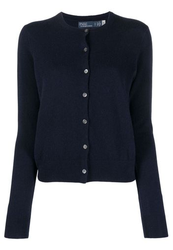 Polo Ralph Lauren ribbed-knit crew-neck cardigan - Blau