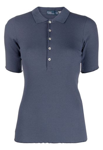 Polo Ralph Lauren ribbed polo top - Blau