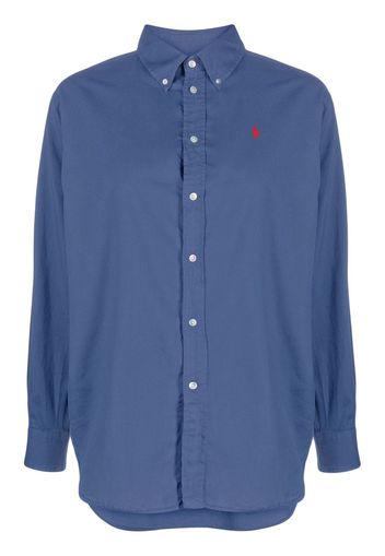 Polo Ralph Lauren Polo pony-embroidered cotton shirt - Blau