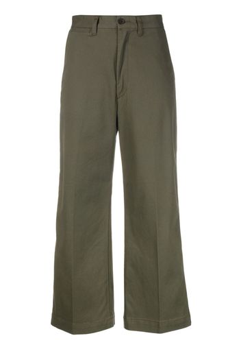 Polo Ralph Lauren high-waist cropped trousers - Grün
