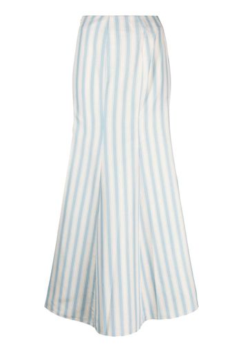 Polo Ralph Lauren stripe-print maxi skirt - Blau