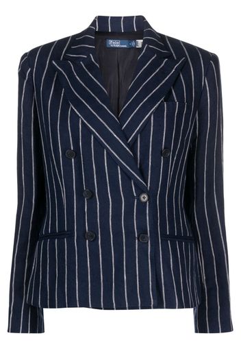 Polo Ralph Lauren striped linen blazer - Blau