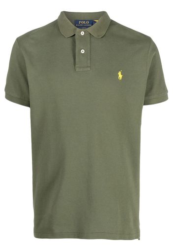 Polo Ralph Lauren embroidered-logo detail polo shirt - Grün