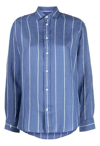 Polo Ralph Lauren striped linen shirt - Blau
