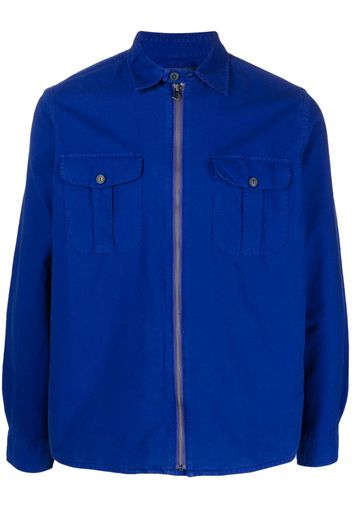 Polo Ralph Lauren zip-up cotton shirt - Blau