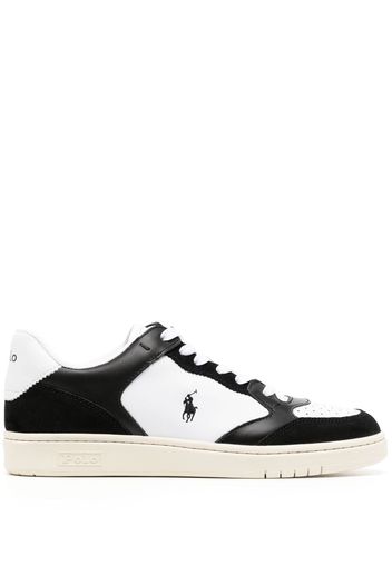 Polo Ralph Lauren logo-embroidered low-top sneakers - Schwarz