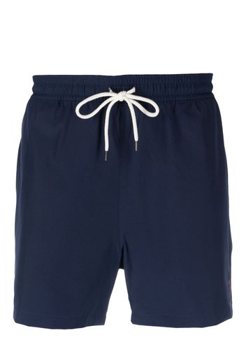 Polo Ralph Lauren logo-embroidered swim shorts - Blau