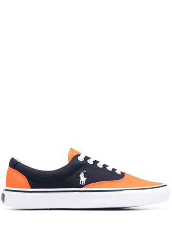 Polo Ralph Lauren panelled lace-up sneakers - Orange