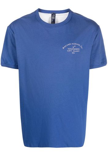 Polo Ralph Lauren logo-print cotton T-shirt - Blau