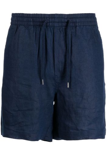 Polo Ralph Lauren logo-embroidered linen deck shorts - Blau