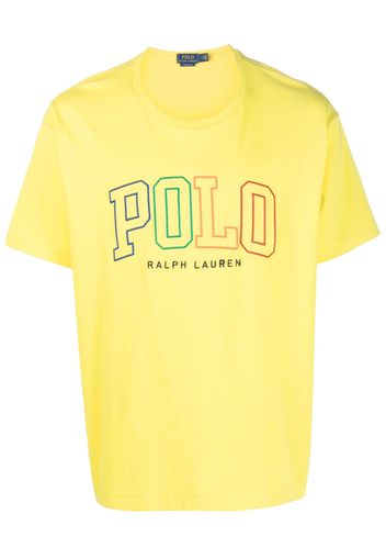 Polo Ralph Lauren embroidered-logo T-shirt - Gelb