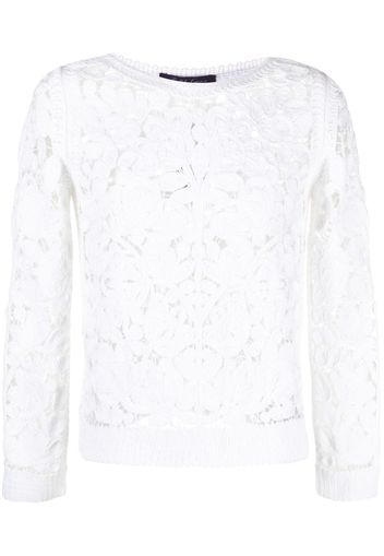 Polo Ralph Lauren PRL LONG SLEEVE CORNELY BOATNECK SWEATSHIRT WHITE - Weiß