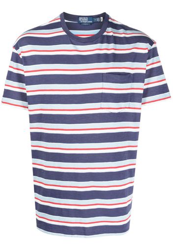 Polo Ralph Lauren striped cotton T-shirt - Blau