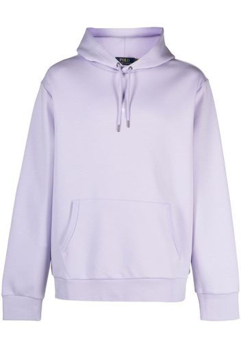 Polo Ralph Lauren embroidered-logo long-sleeve hoodie - Violett