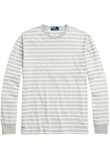 Polo Ralph Lauren Gestreiftes T-Shirt - Grau