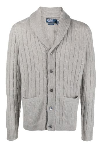 Polo Ralph Lauren cable-knit cashmere cardigan - Grau