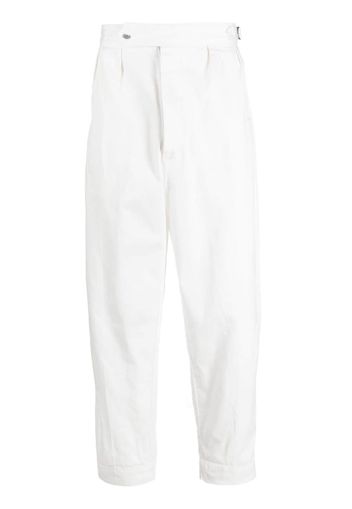 Polo Ralph Lauren off-centre fastening straight-leg trousers - Weiß