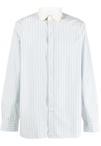 Polo Ralph Lauren club-collar striped cotton shirt - Blau