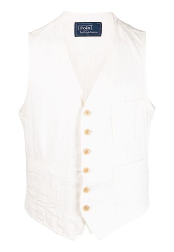 Polo Ralph Lauren cotton twill vest - Weiß