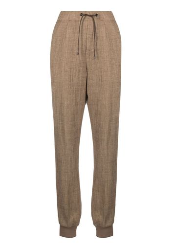 Polo Ralph Lauren Arsenia tweed joggers - Braun