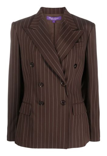 Polo Ralph Lauren Safford striped wool blazer - Braun