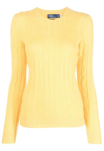 Polo Ralph Lauren cable-knit cashmere jumper - Gelb