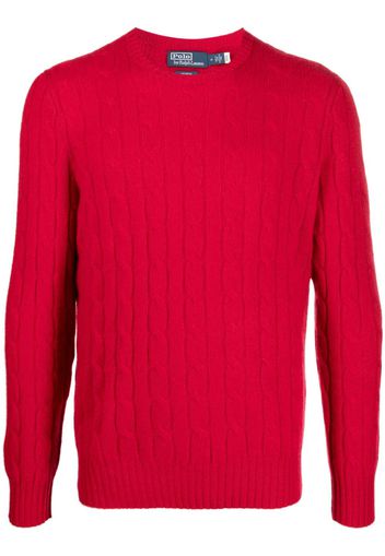 Polo Ralph Lauren cable-knit cashmere jumper - Rot