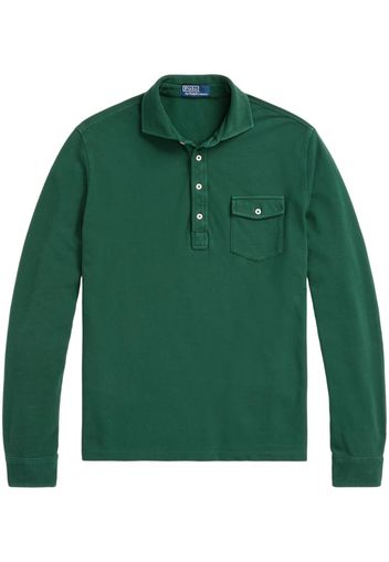 Polo Ralph Lauren long-sleeve cotton polo shirt - Grün