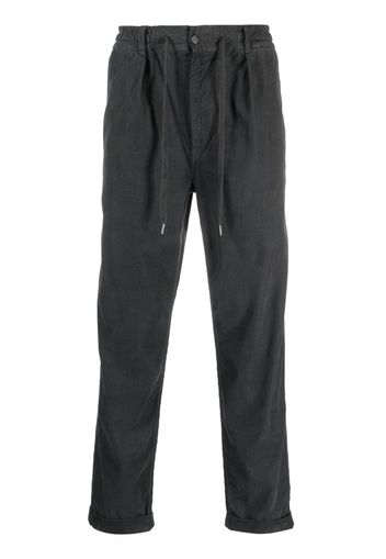 Polo Ralph Lauren fine-ribbed drawstring trousers - Grau
