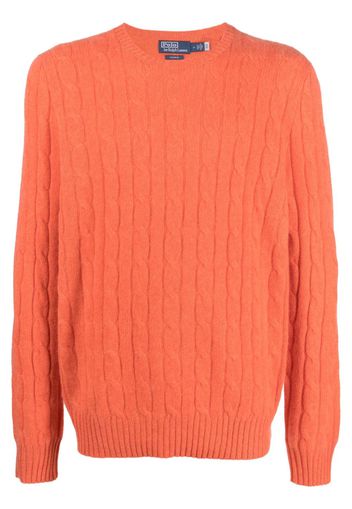 Polo Ralph Lauren cable-knit cashmere jumper - Orange