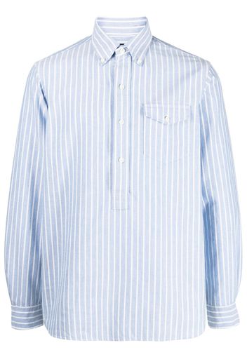 Polo Ralph Lauren stripe-pattern cotton shirt - Blau