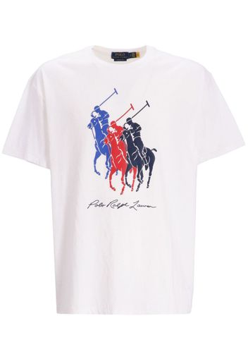 Polo Ralph Lauren Big Pony-motif cotton T-shirt - Weiß