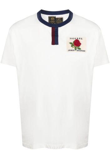 Polo Ralph Lauren logo-patch cotton T-shirt - Weiß