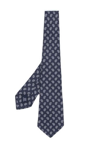 Polo Ralph Lauren paisley-print silk tie - Blau