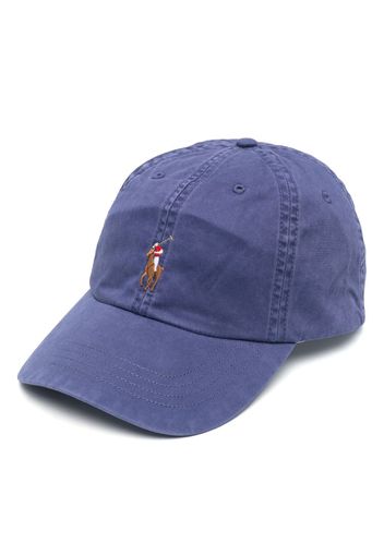 Polo Ralph Lauren embroidered-logo stretch-cotton cap - Blau
